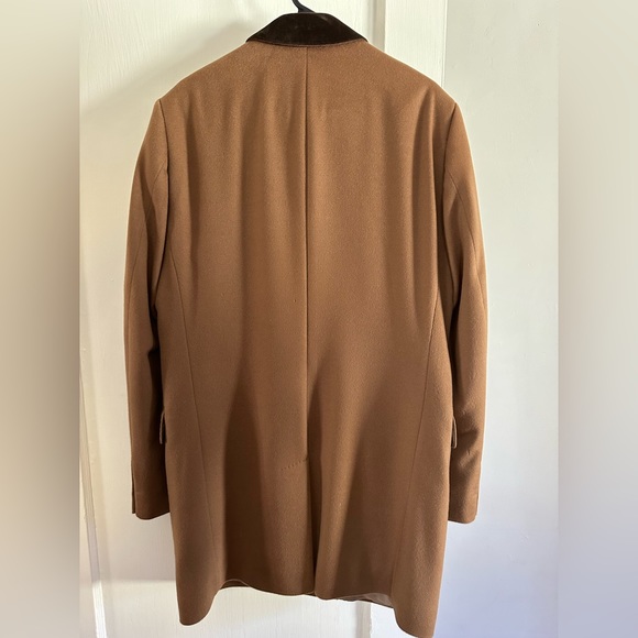 Hugo Boss Men Slim Fit Cashmere Button Down Coat - Picture 2 of 11